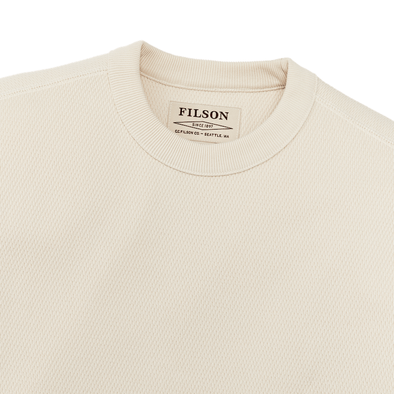 Waffle Knit Thermal Crewneck