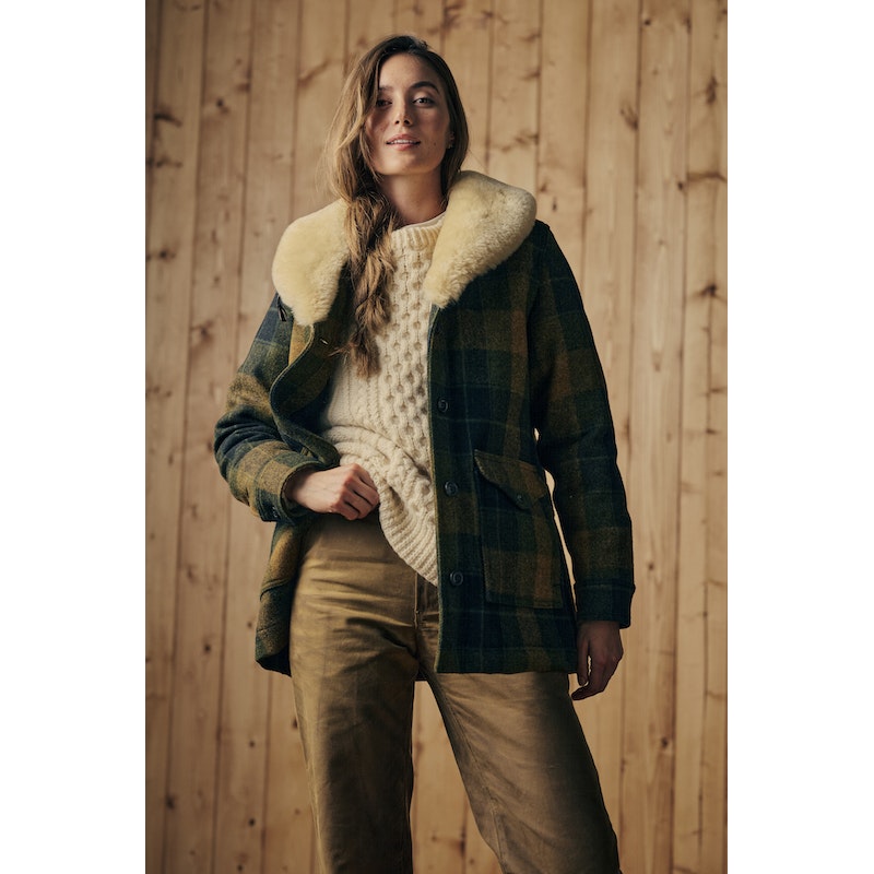 Women's Wool Trapper Coat