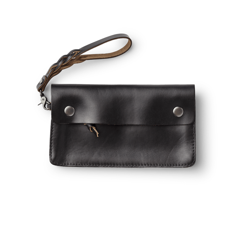 Long Workshop Leather Snap Wallet