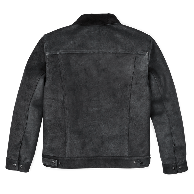 Roughout Leather Short Cruiser Jacket