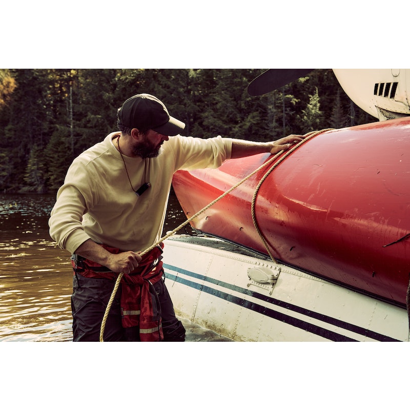 Waffle Knit Thermal Crewneck