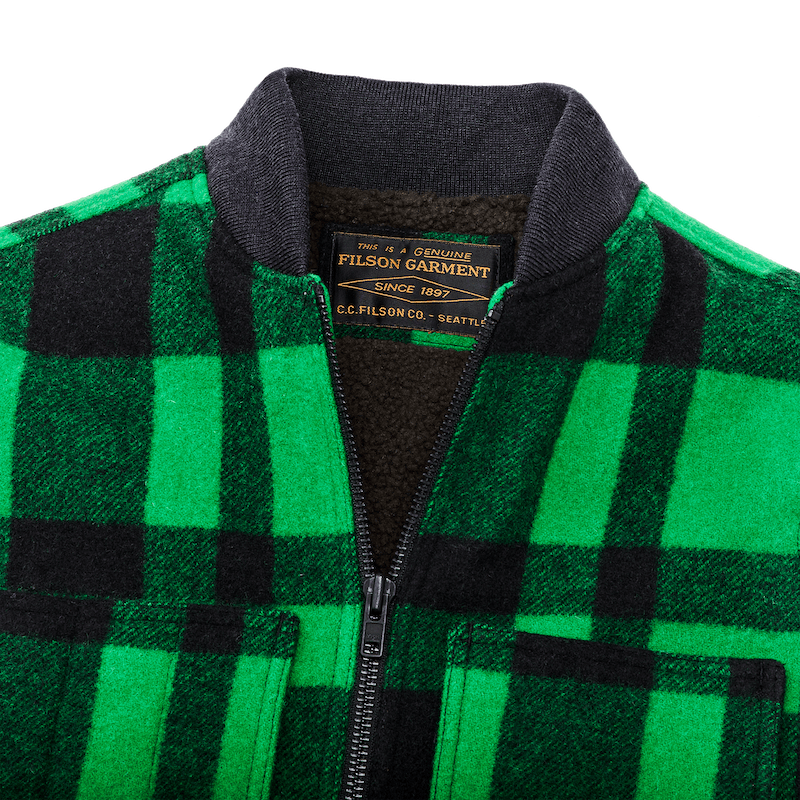 Lined Mackinaw Wool Work Vest