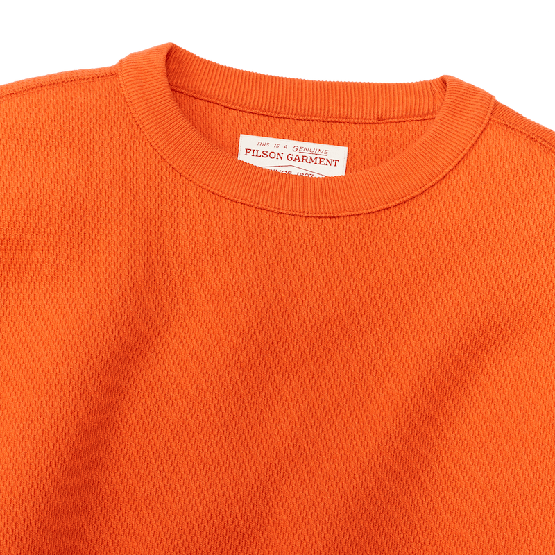 Waffle Knit Thermal Crewneck