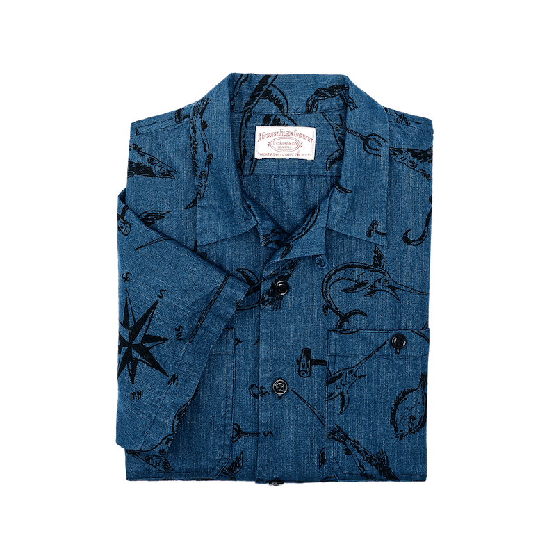 Rustic Short Sleeve Camp Shirt