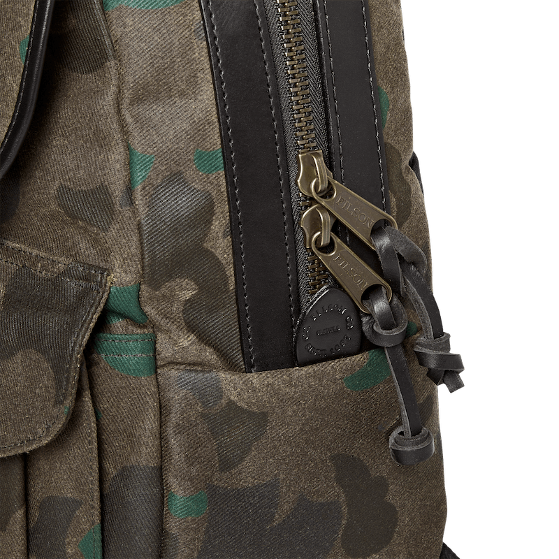 Large Waxed Rugged Twill Rucksack