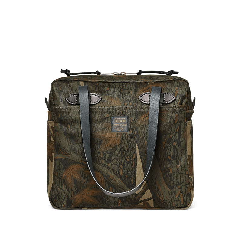 Rugged Twill Zipper Tote Bag