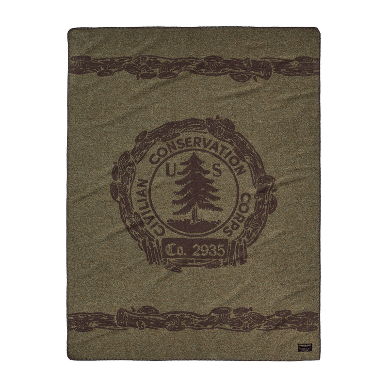 Ccc Jacquard Wool Blanket