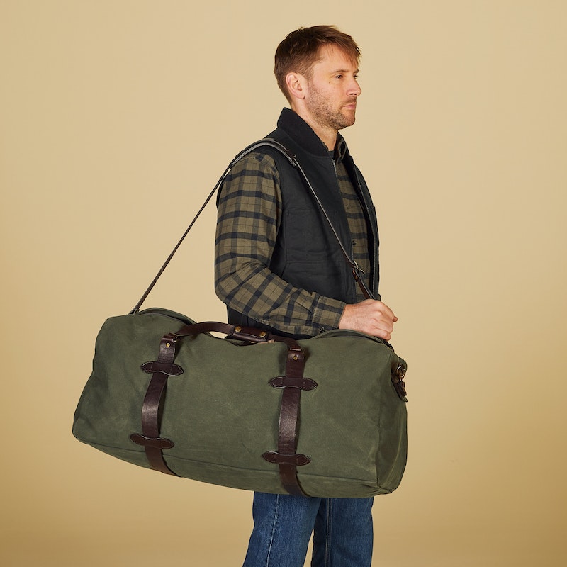 Large Rugged Twill Duffle Bag