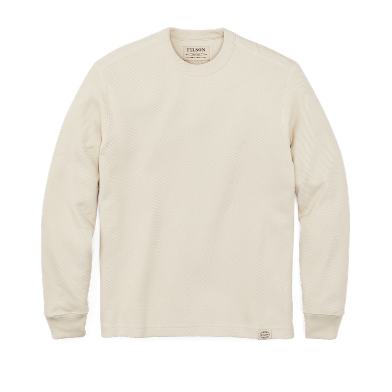 Waffle Knit Thermal Crewneck