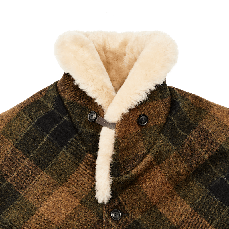 Lined Mackinaw Wool Packer Coat