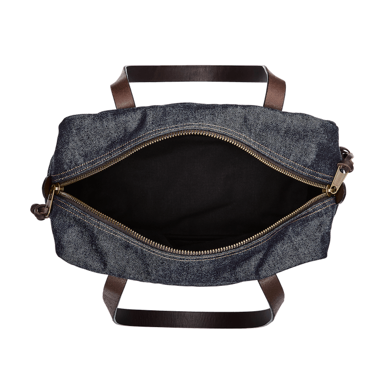 Denim Zipper Tote Bag