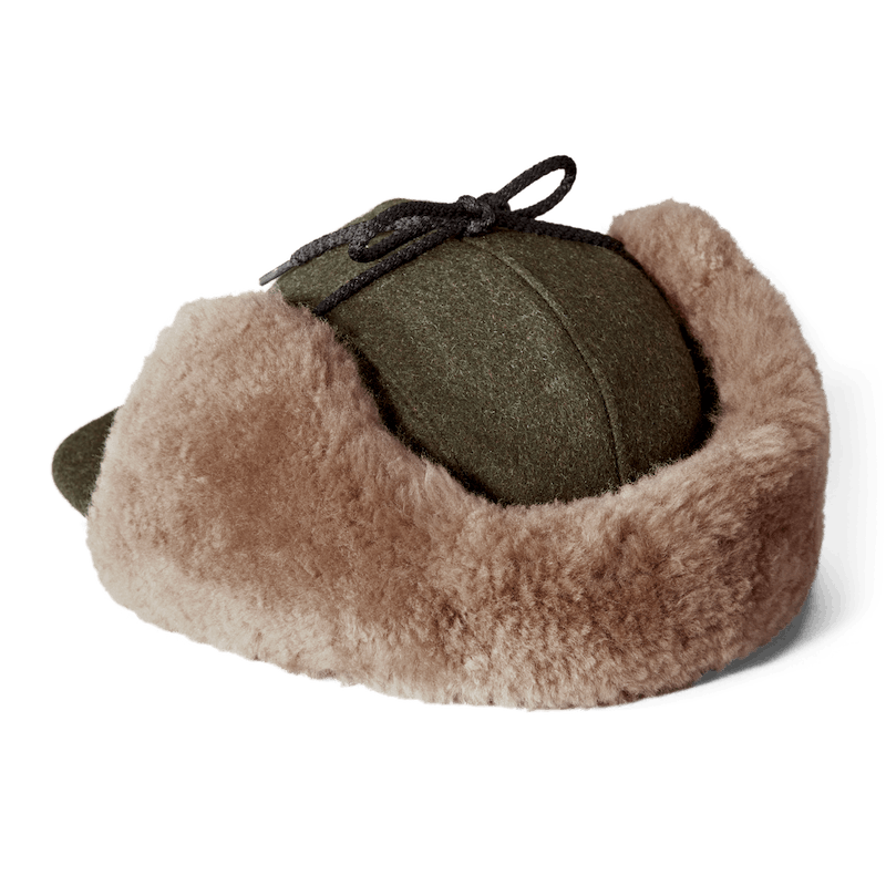 Double Mackinaw Wool Cap