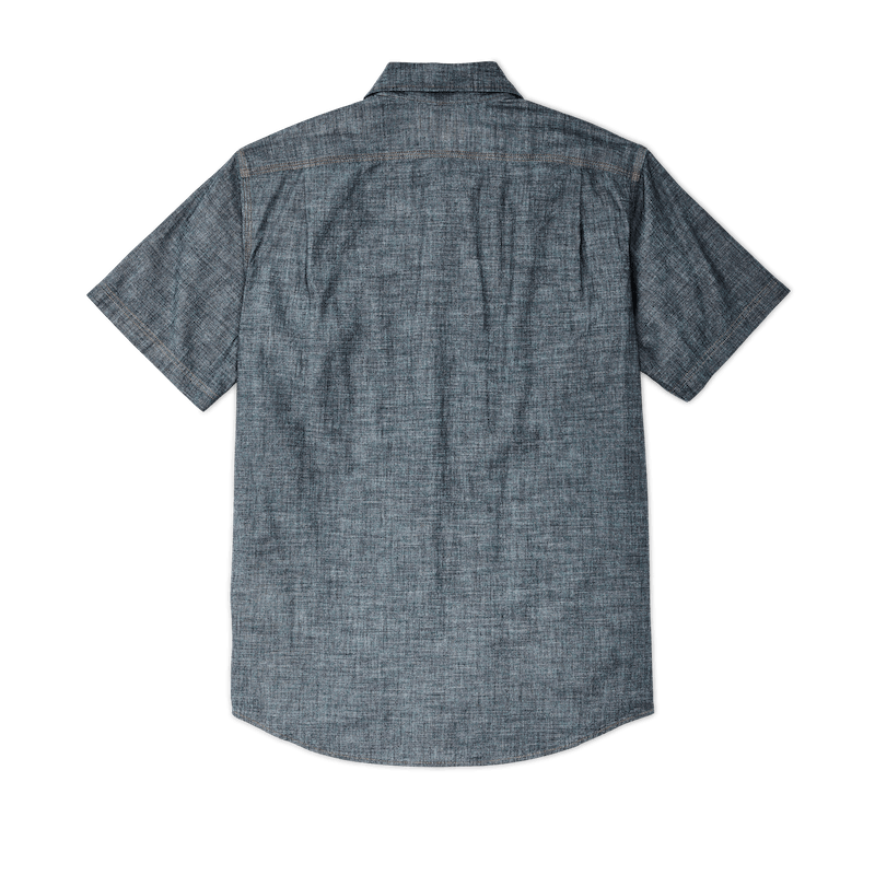 Short Sleeve Chambray Shirt
