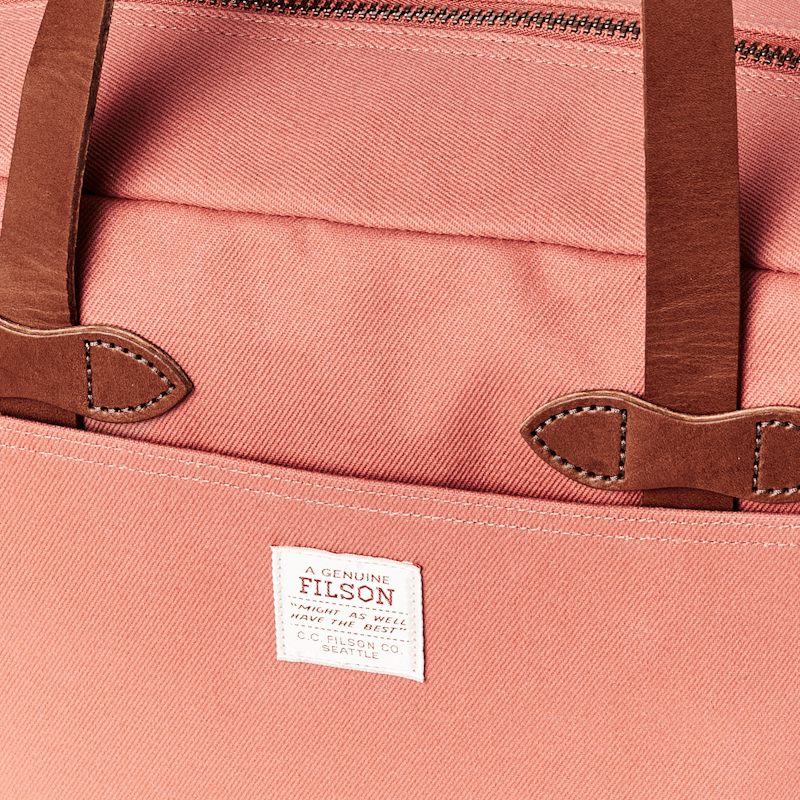 Rugged Twill Zipper Tote Bag