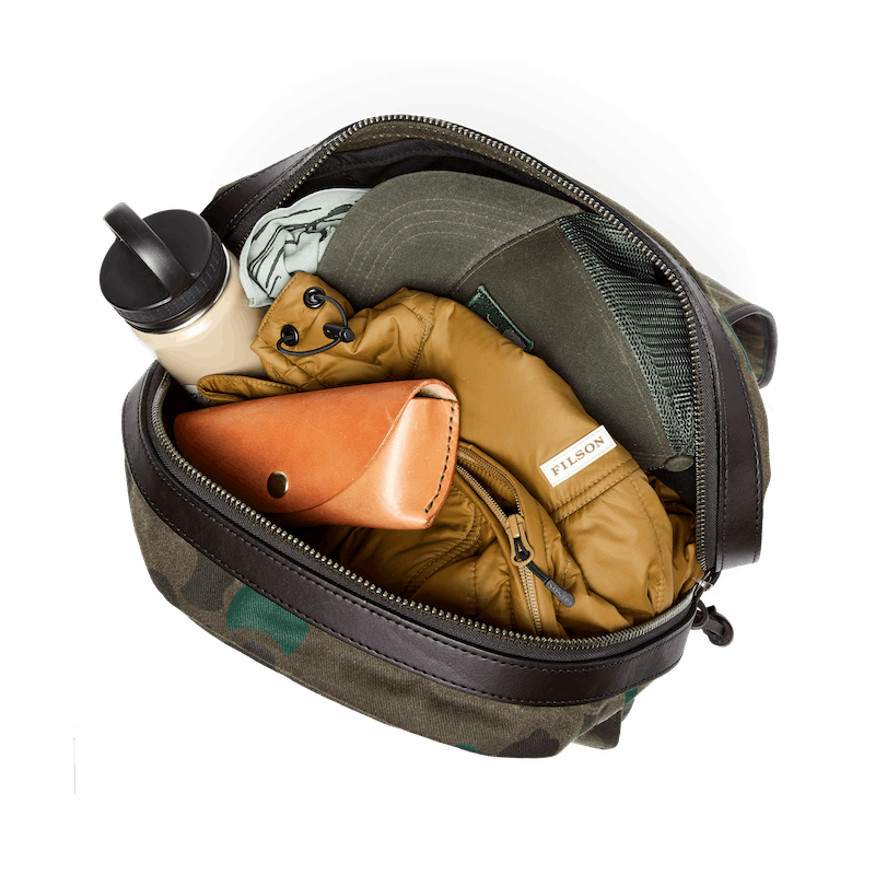 Large Waxed Rugged Twill Rucksack