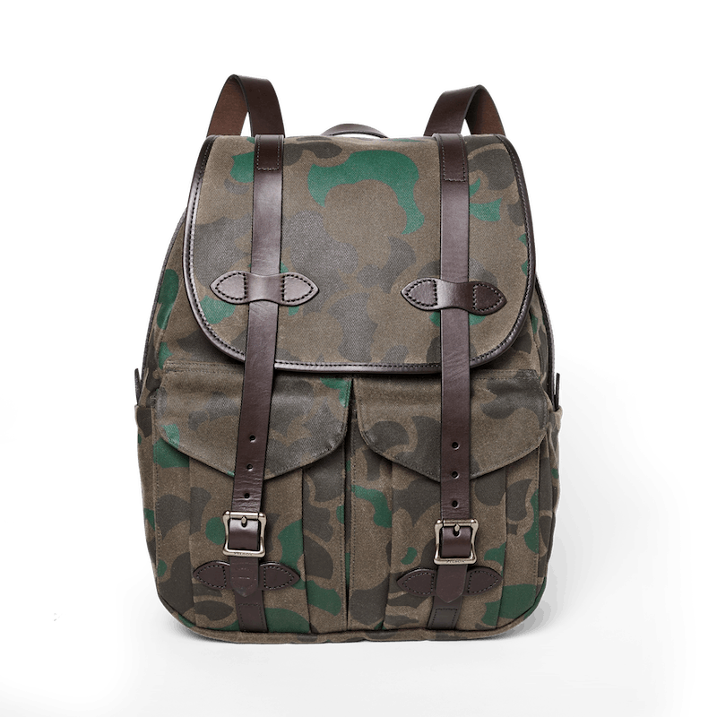 Large Waxed Rugged Twill Rucksack