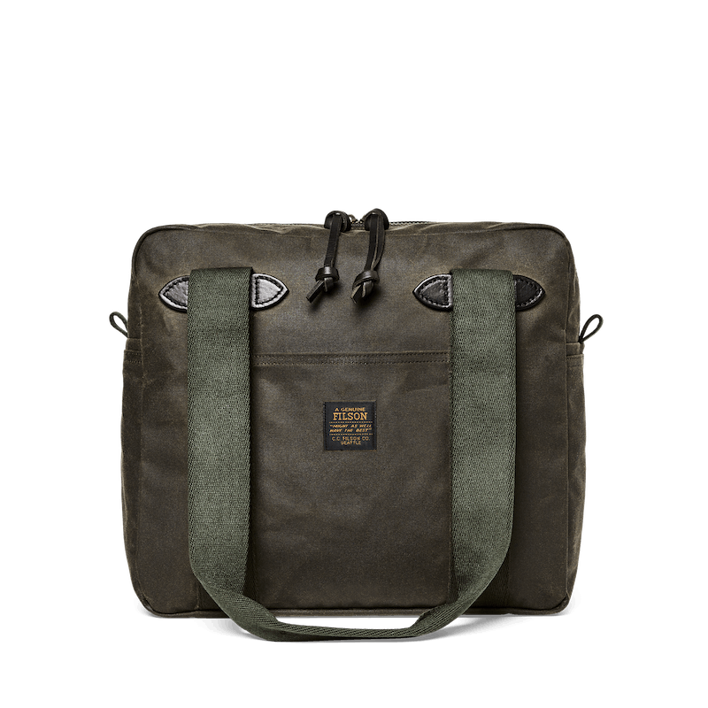 Tin Cloth Zipper Tote Bag