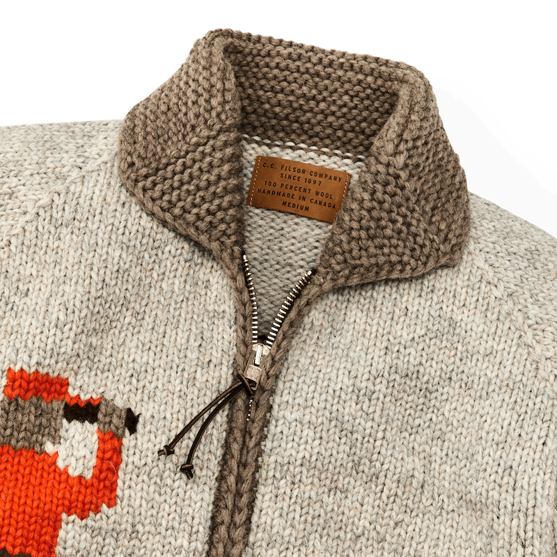 Handmade Full-zip Sweater