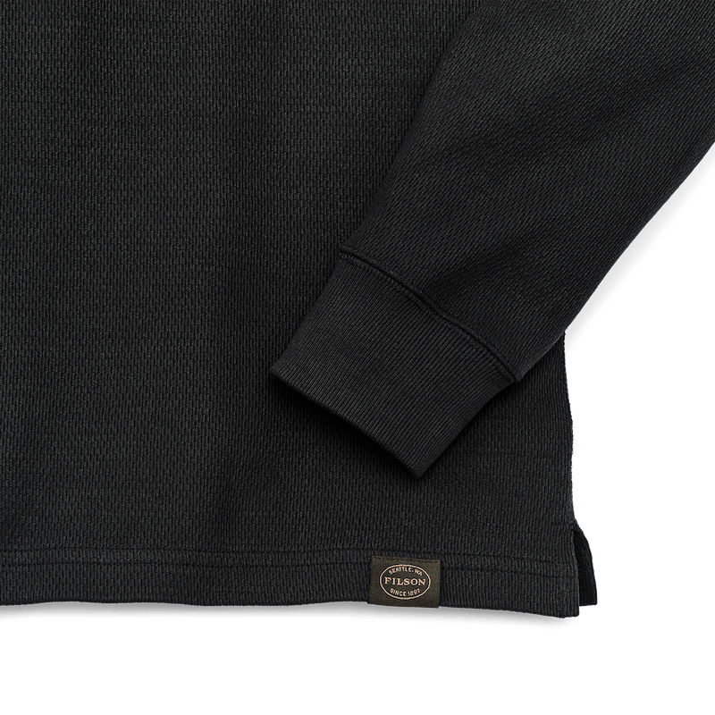 Waffle Knit Thermal Crewneck