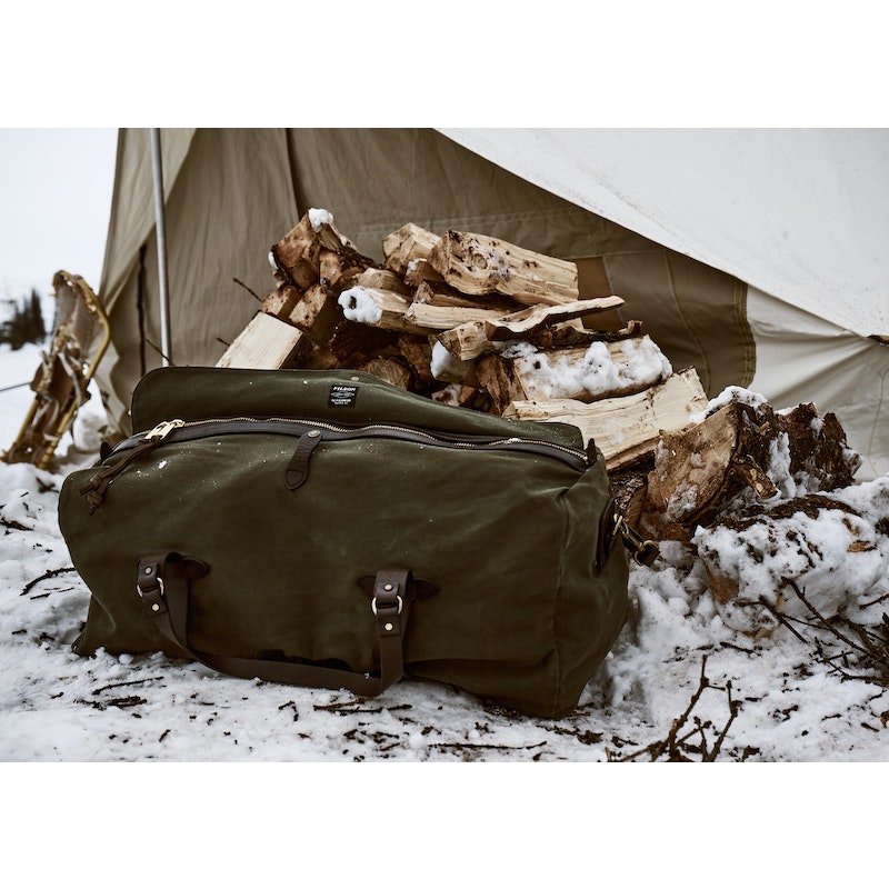 Large Rugged Twill Duffle Bag