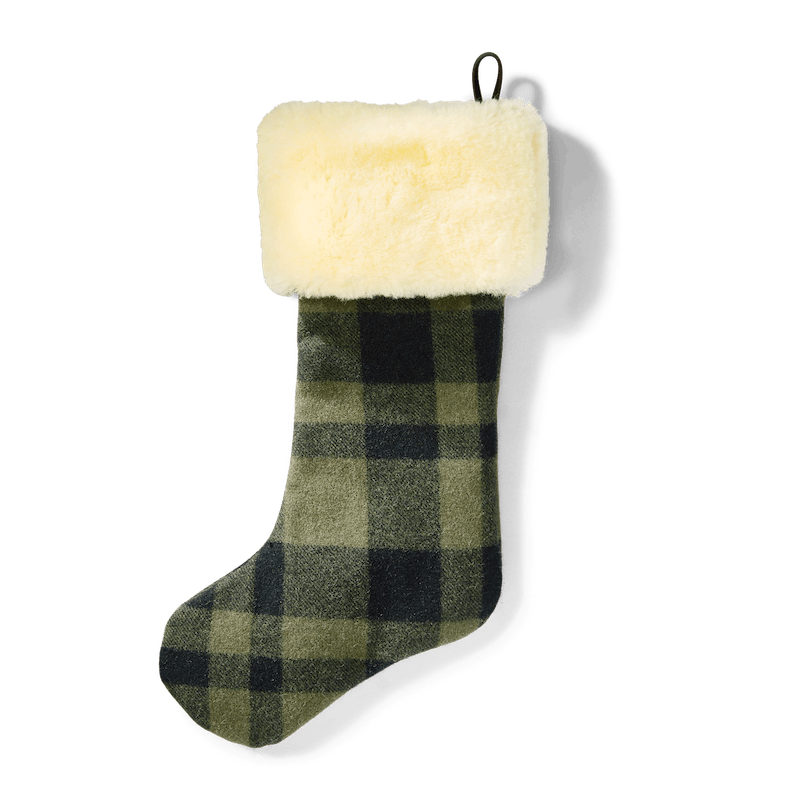 Mackinaw Wool Christmas Stocking