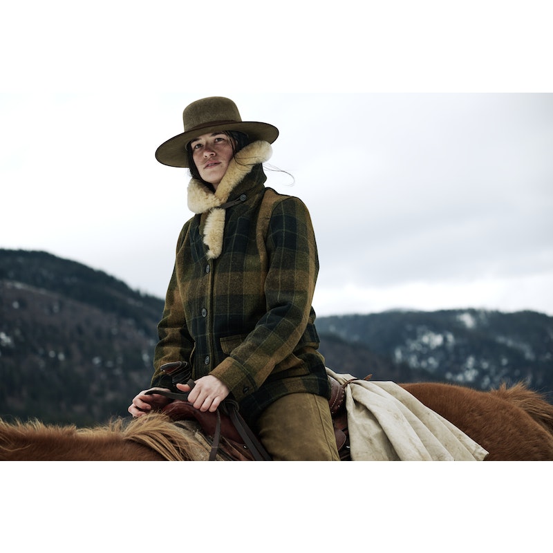Women's Wool Trapper Coat
