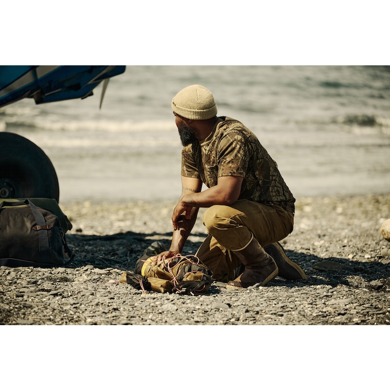 Short Sleeve Embroidered Pocket T-shirt