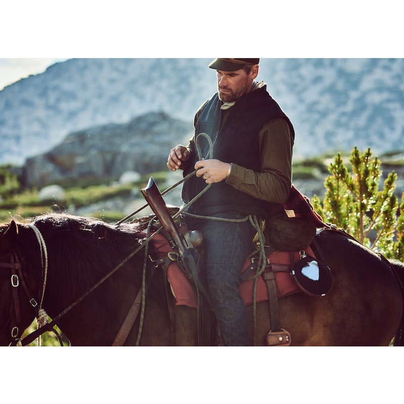 Lined Mackinaw Wool Work Vest