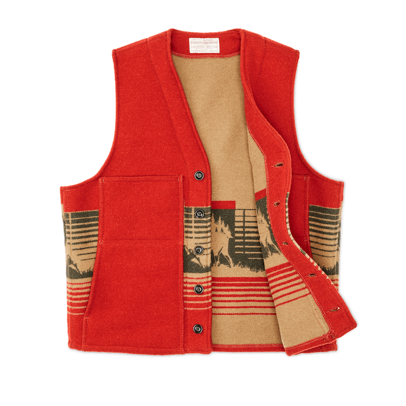 Jacquard Wool Vest