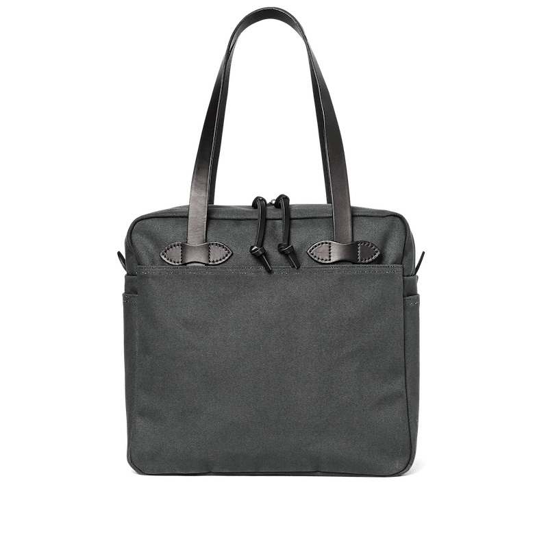 Rugged Twill Zipper Tote Bag