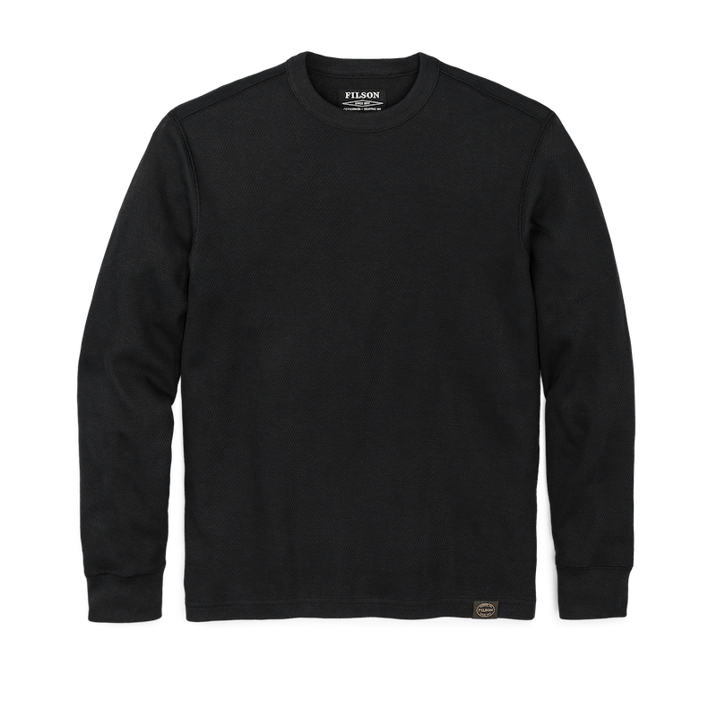 Waffle Knit Thermal Crewneck