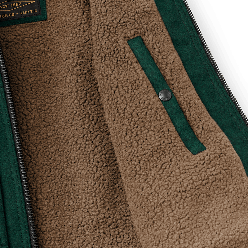 Lined Mackinaw Wool Work Vest