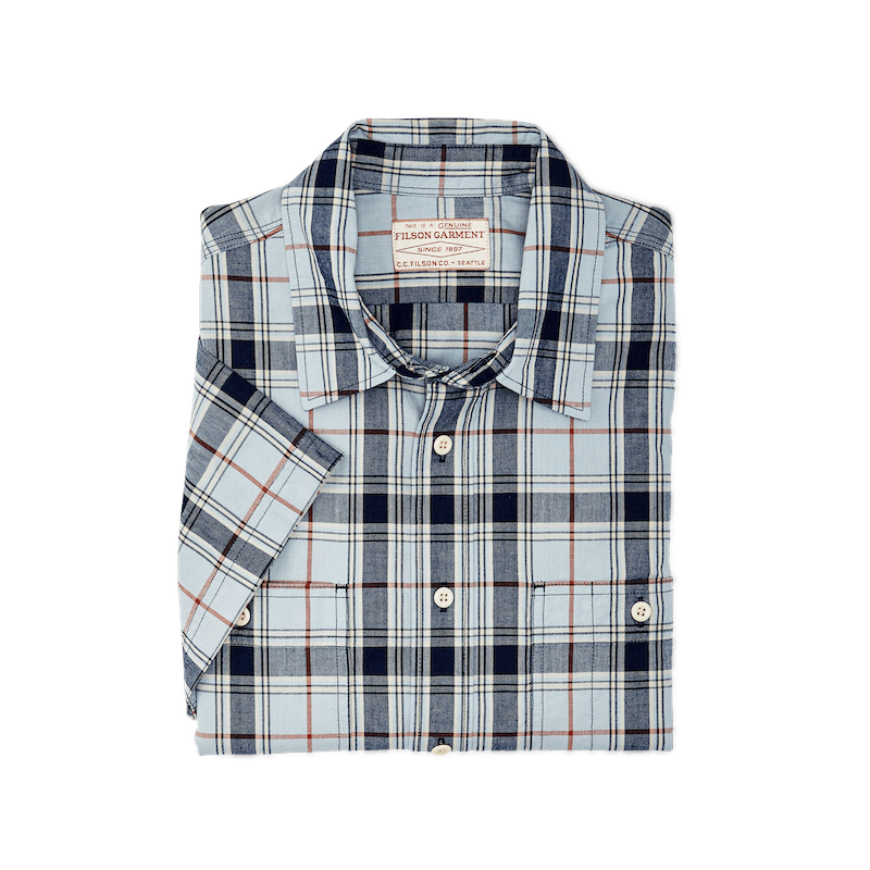 Short Sleeve Chambray Shirt