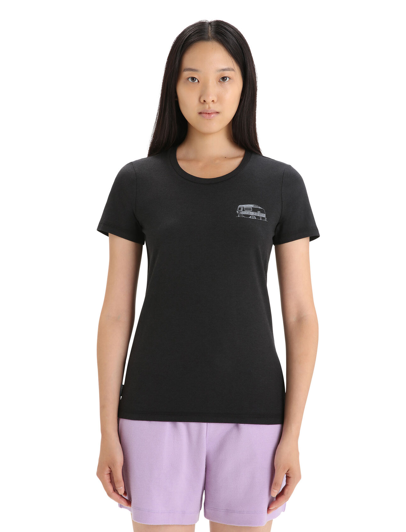 Women's Merino Central Classic Short Sleeve T-Shirt Caravan Life