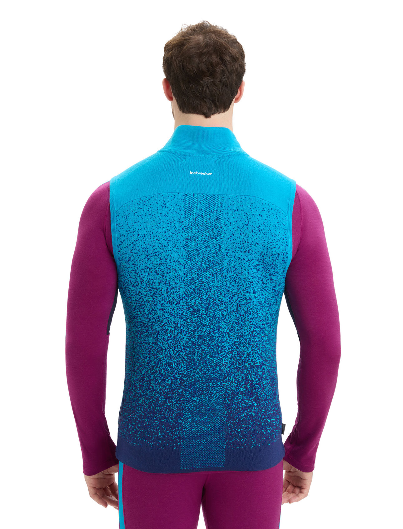 Men's ZoneKnit™ Merino Insulated Vest Into the Deep