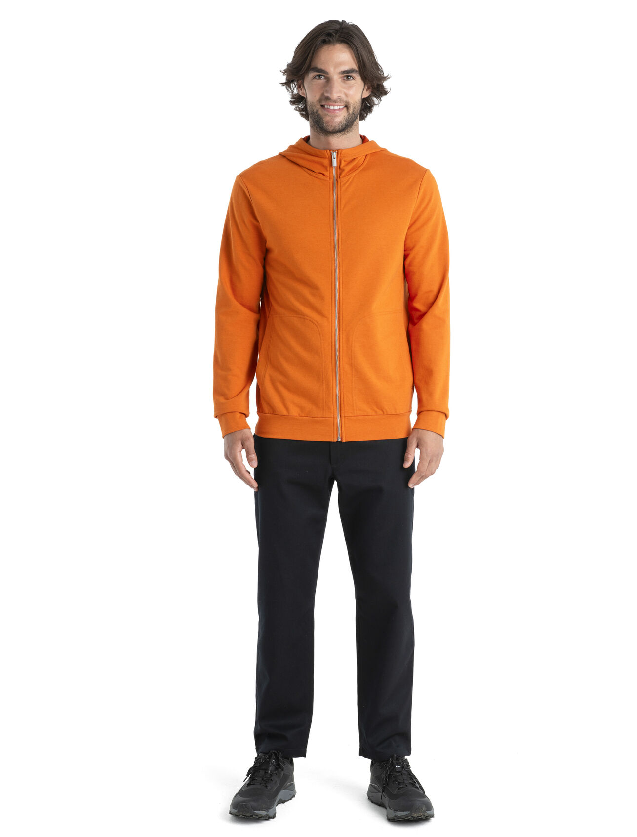 Men's Merino Central Classic Long Sleeve Zip Hoodie