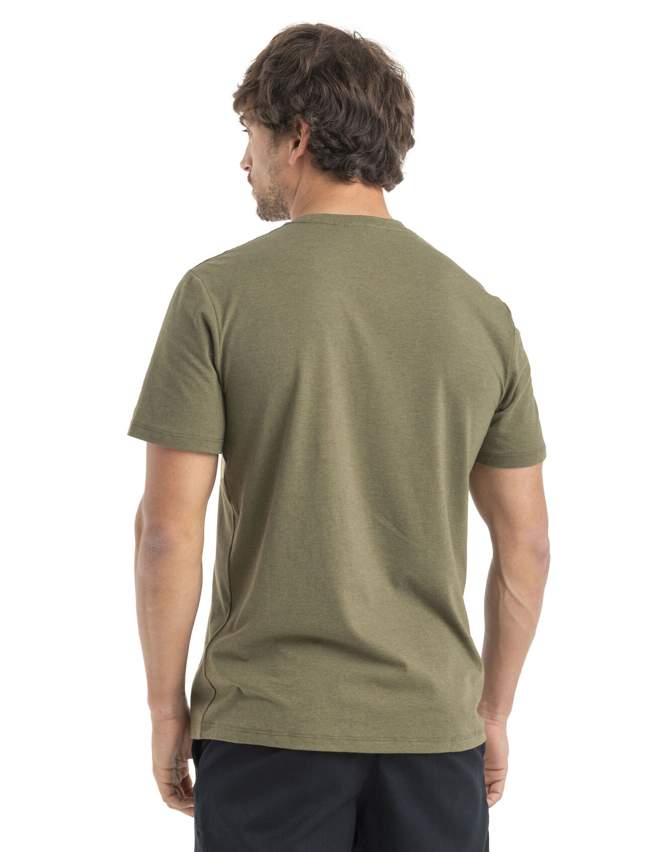 Men's Merino Central Classic Short Sleeve T-Shirt Wireframe Wonder