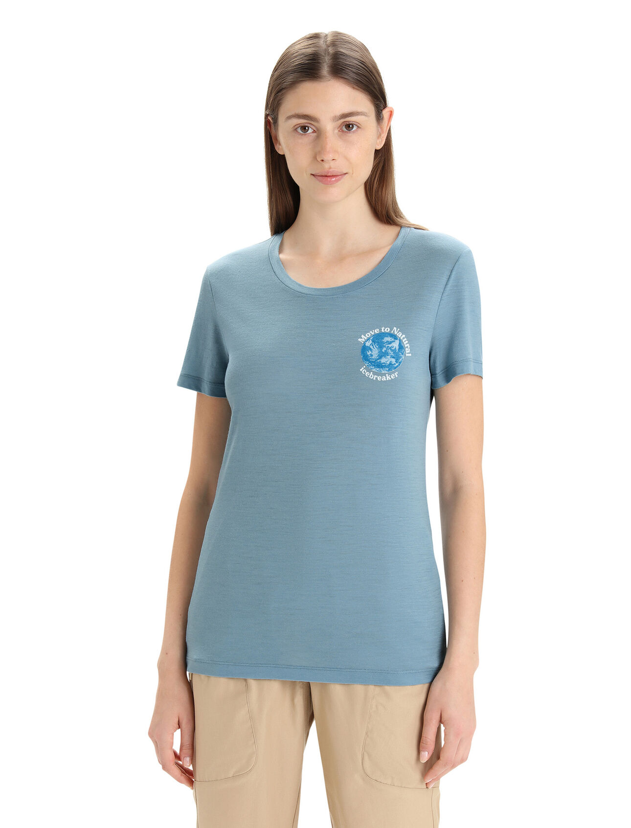 Women's Merino Tech Lite II Short Sleeve T-Shirt icebreaker Earth