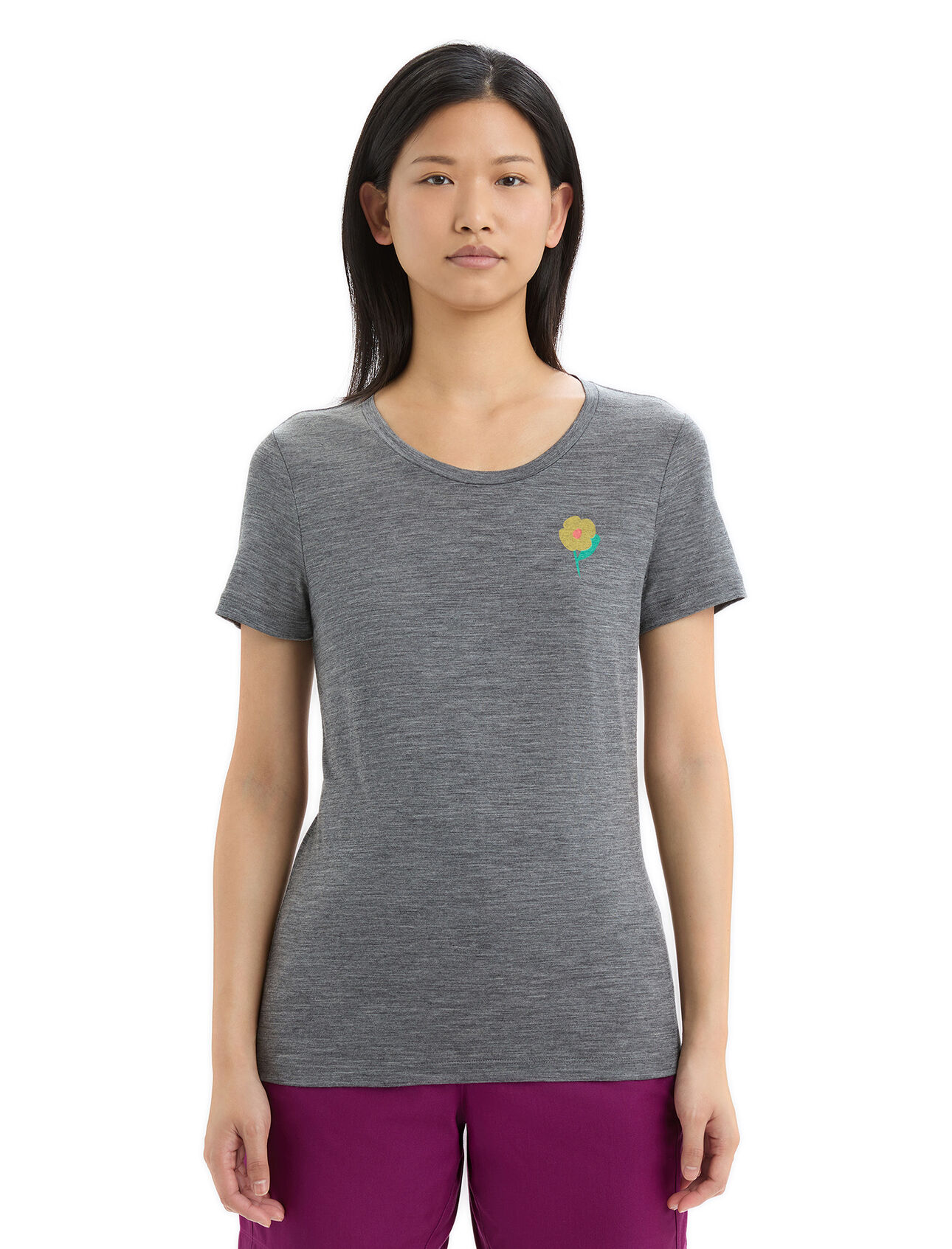 Women's Merino Tech Lite II Short Sleeve T-Shirt Springtime Flowers