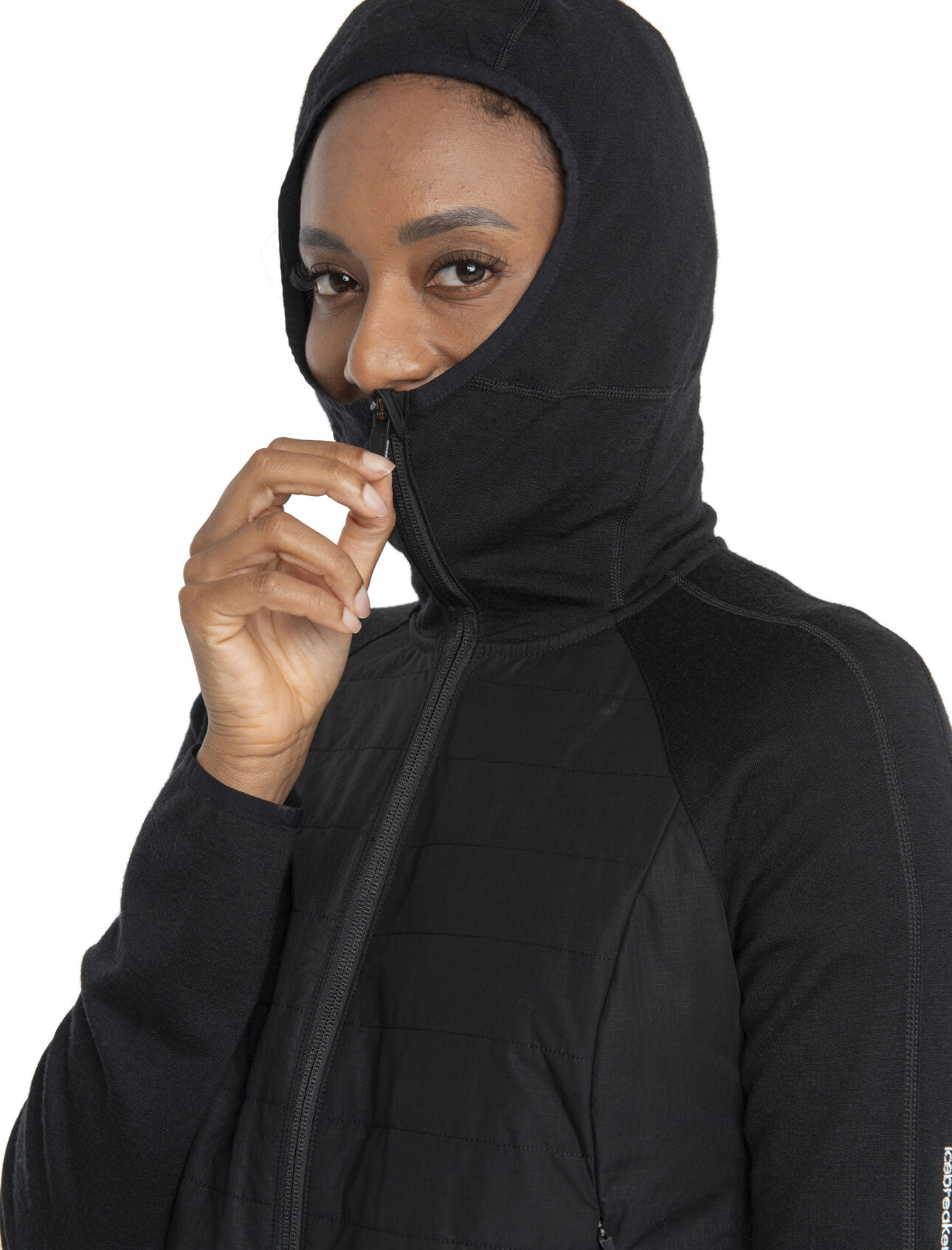 Women's Merino Quantum Hybrid Long Sleeve Zip Hoodie