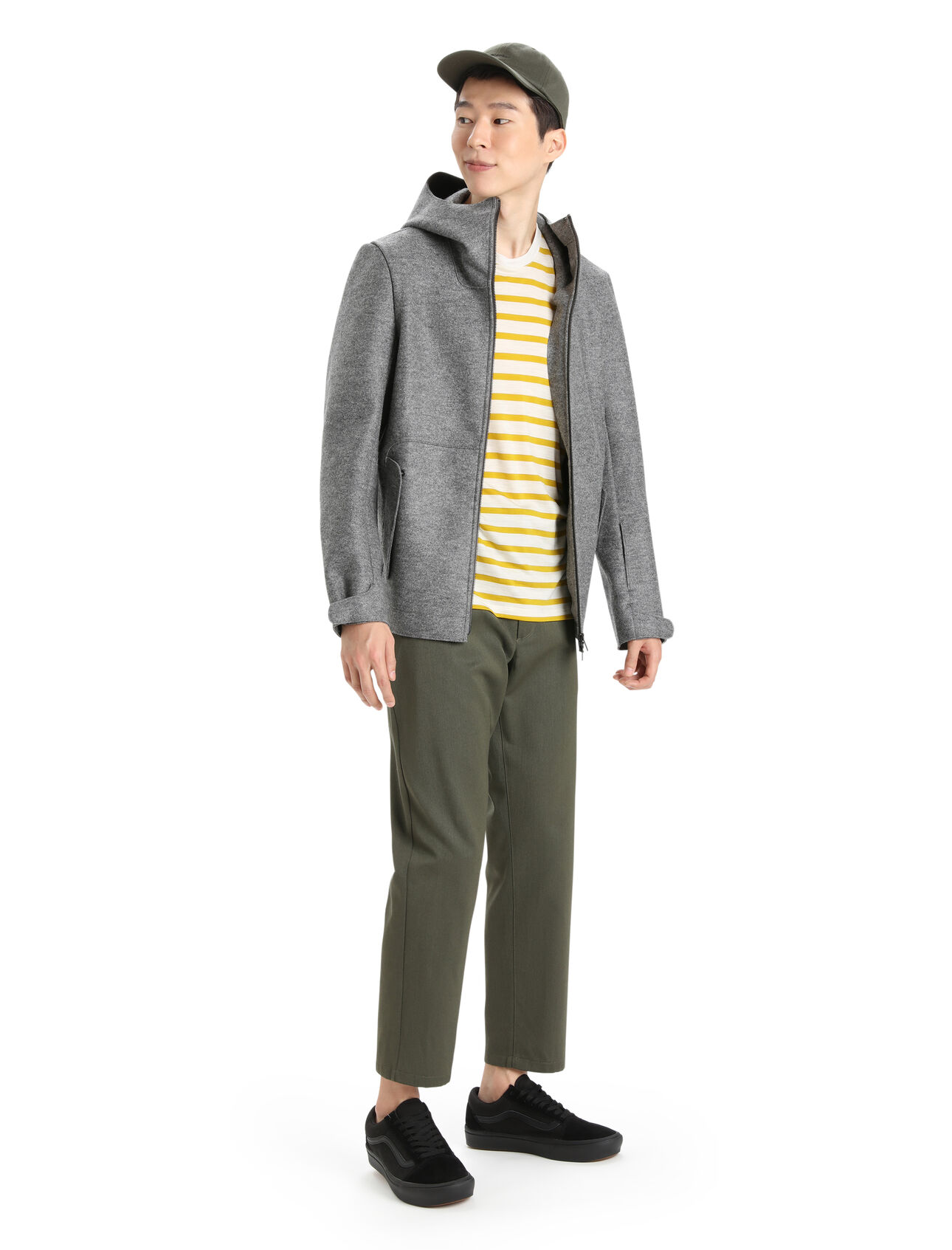 Men's Felted Merino Hooded Jacket