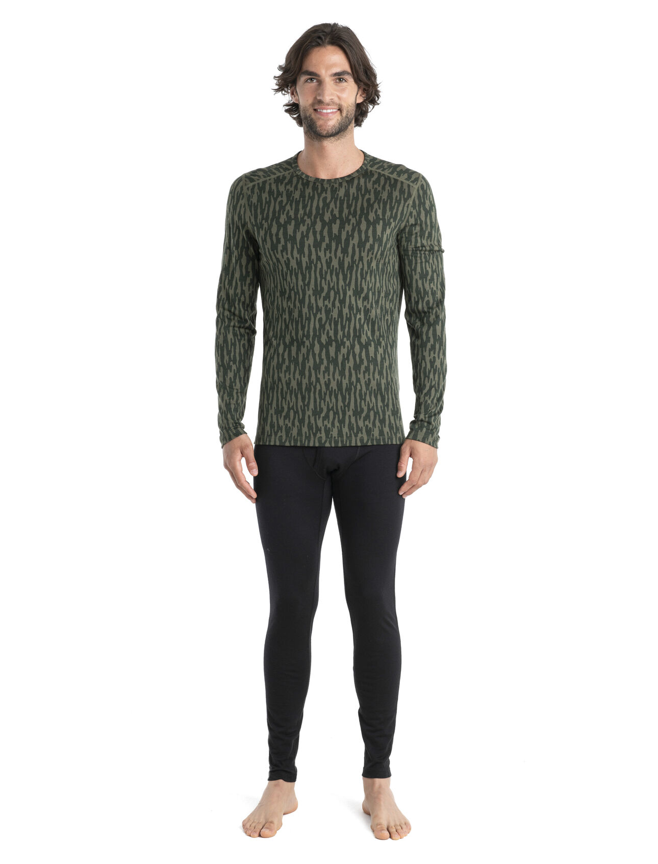 Men's Merino 200 Oasis Long Sleeve Thermal Top Glacial Flow