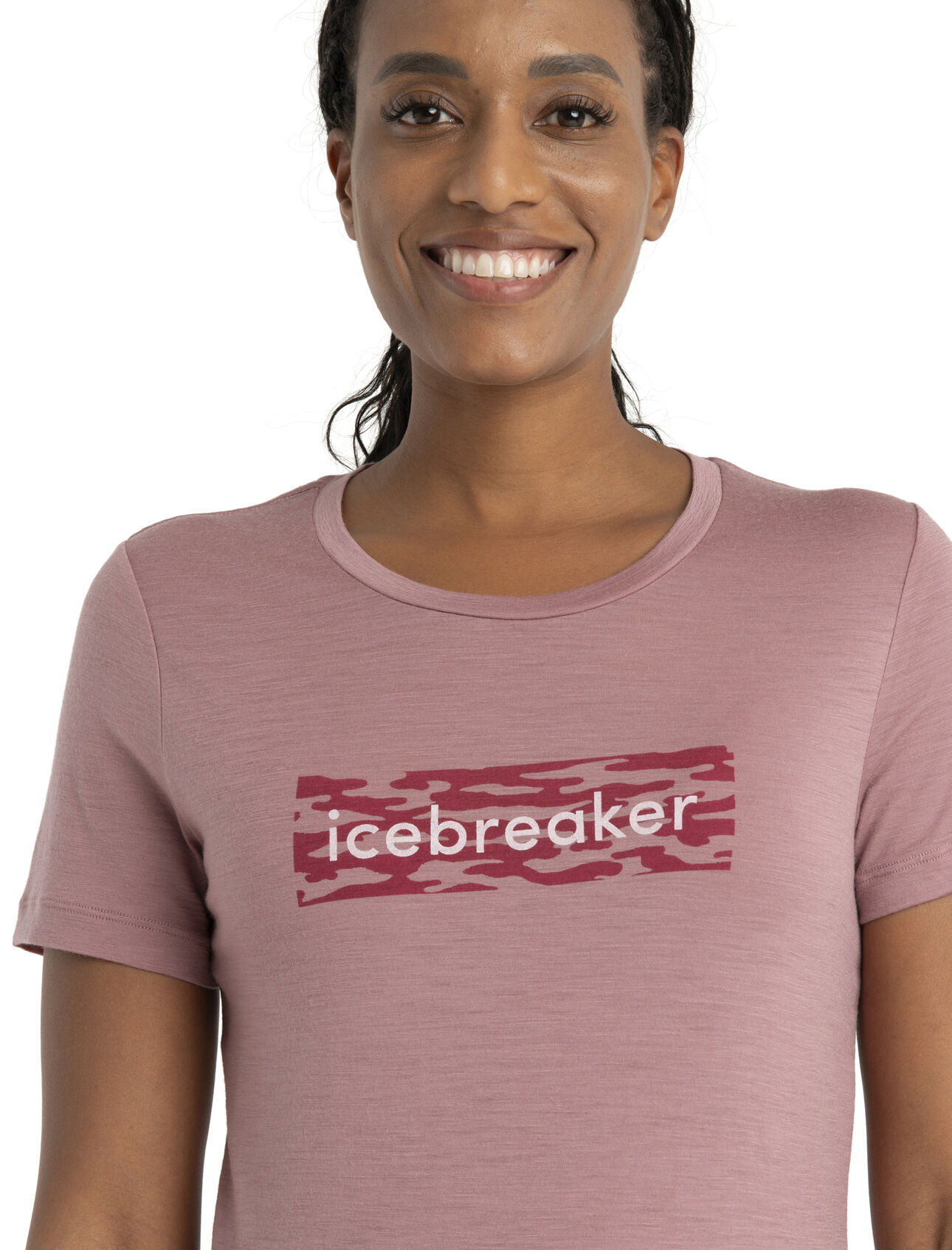 Women's Merino 150 Tech Lite II Short Sleeve T-Shirt Glacial Flow Logo