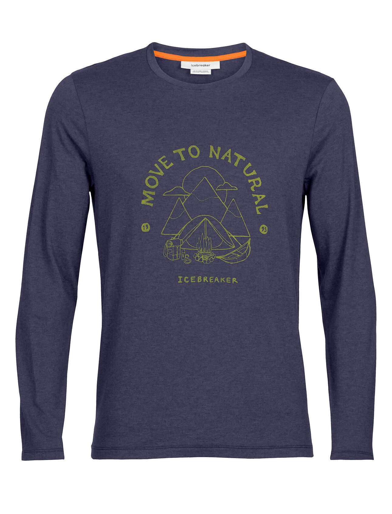Men's Merino Central Classic Long Sleeve T-Shirt Canopy Camper