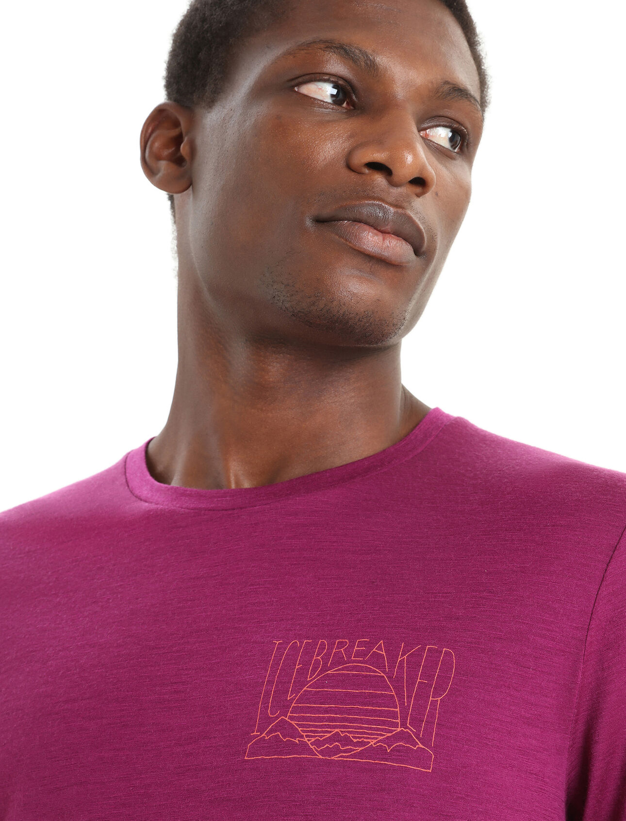 Men's Merino Tech Lite II Short Sleeve T-Shirt Mountain Sunset