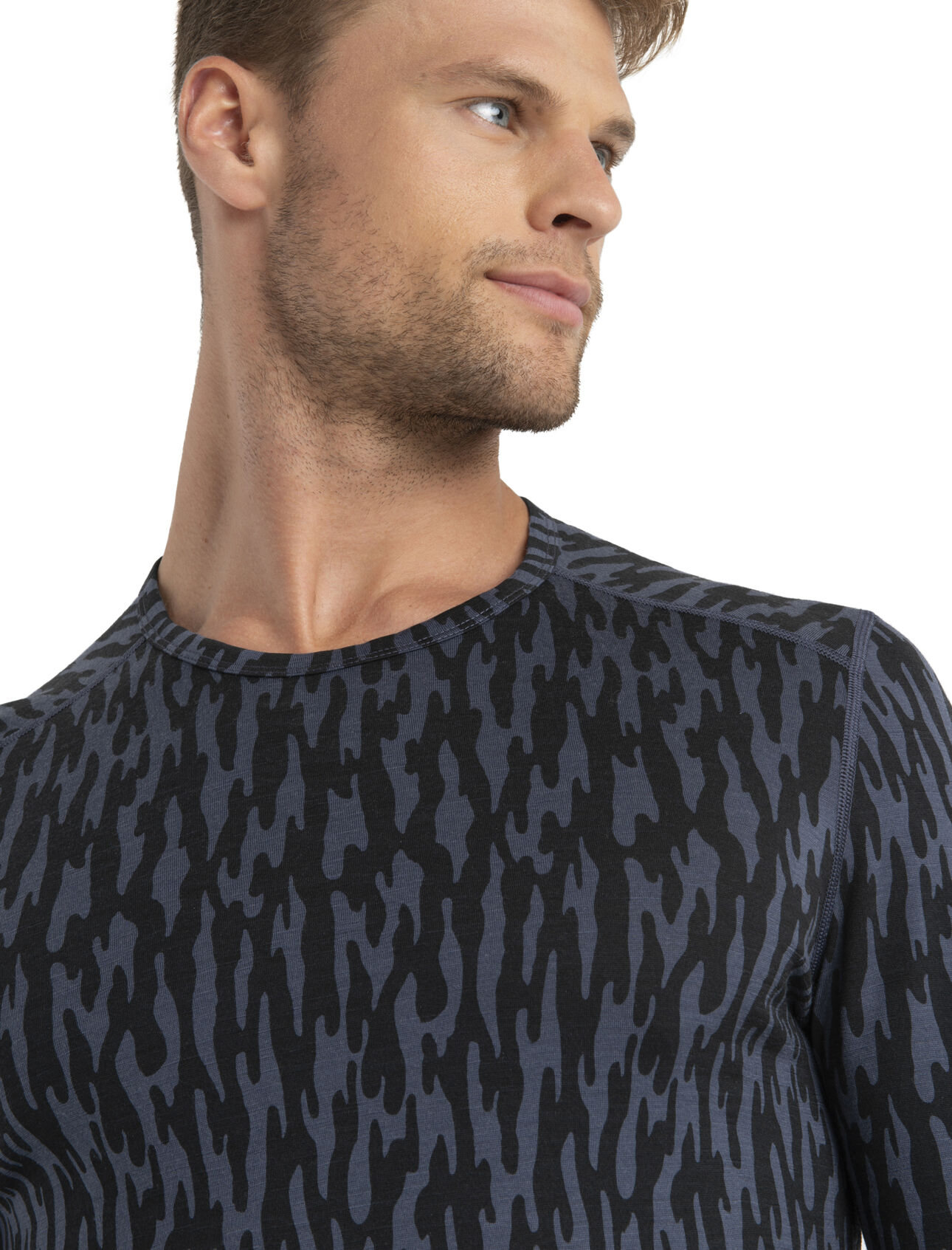 Men's Merino 200 Oasis Long Sleeve Thermal Top Glacial Flow