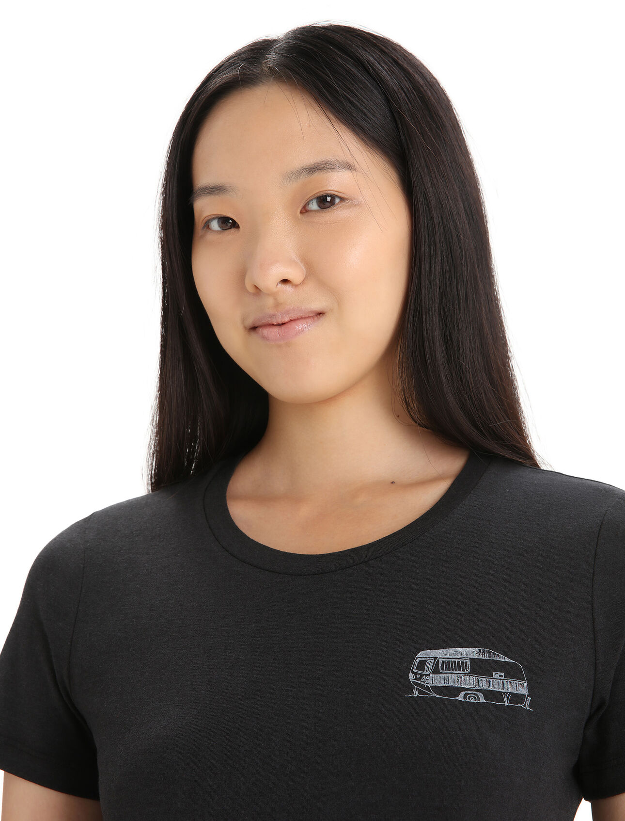 Women's Merino Central Classic Short Sleeve T-Shirt Caravan Life