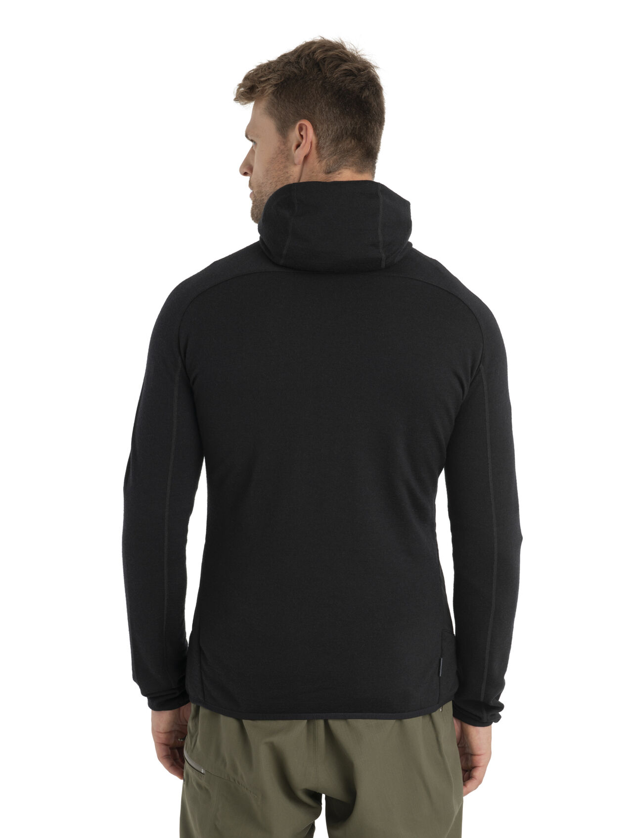Men's Merino Quantum Hybrid Long Sleeve Zip Hoodie
