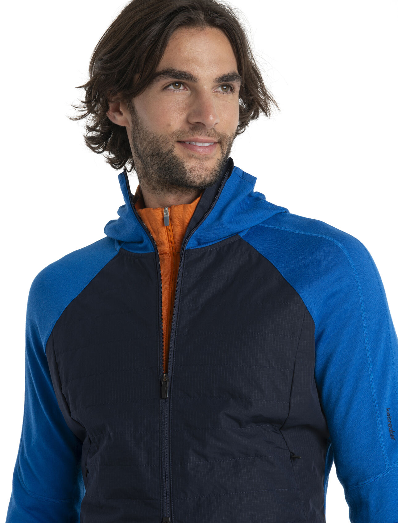 Men's Merino Quantum Hybrid Long Sleeve Zip Hoodie