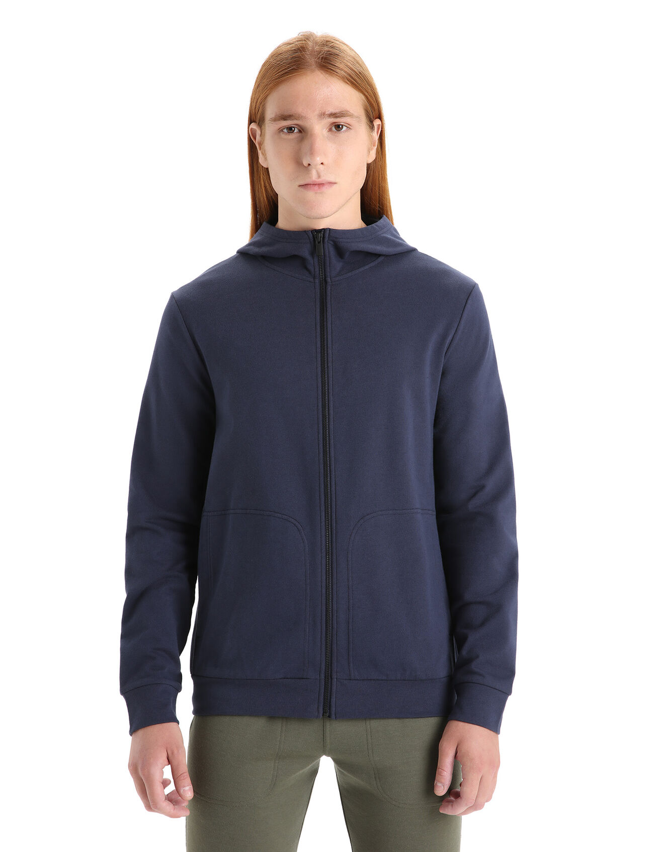 Men's Merino Central Classic Long Sleeve Zip Hoodie